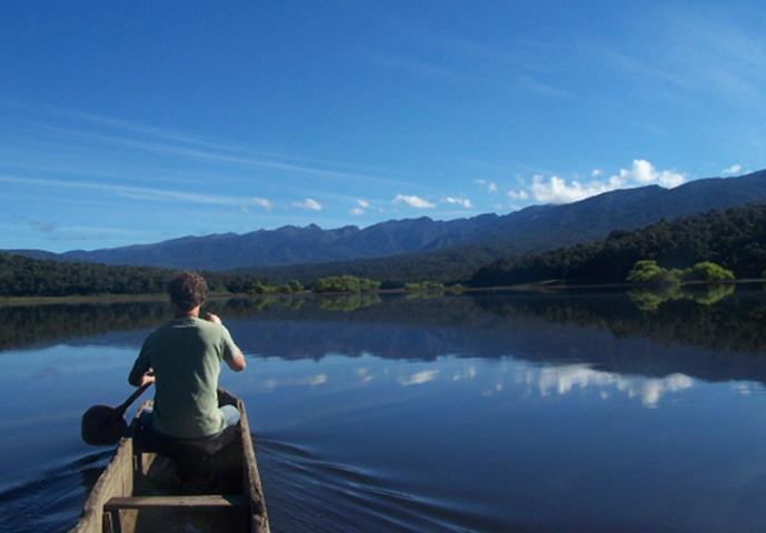 Laguna Huamanpata con aroma a café